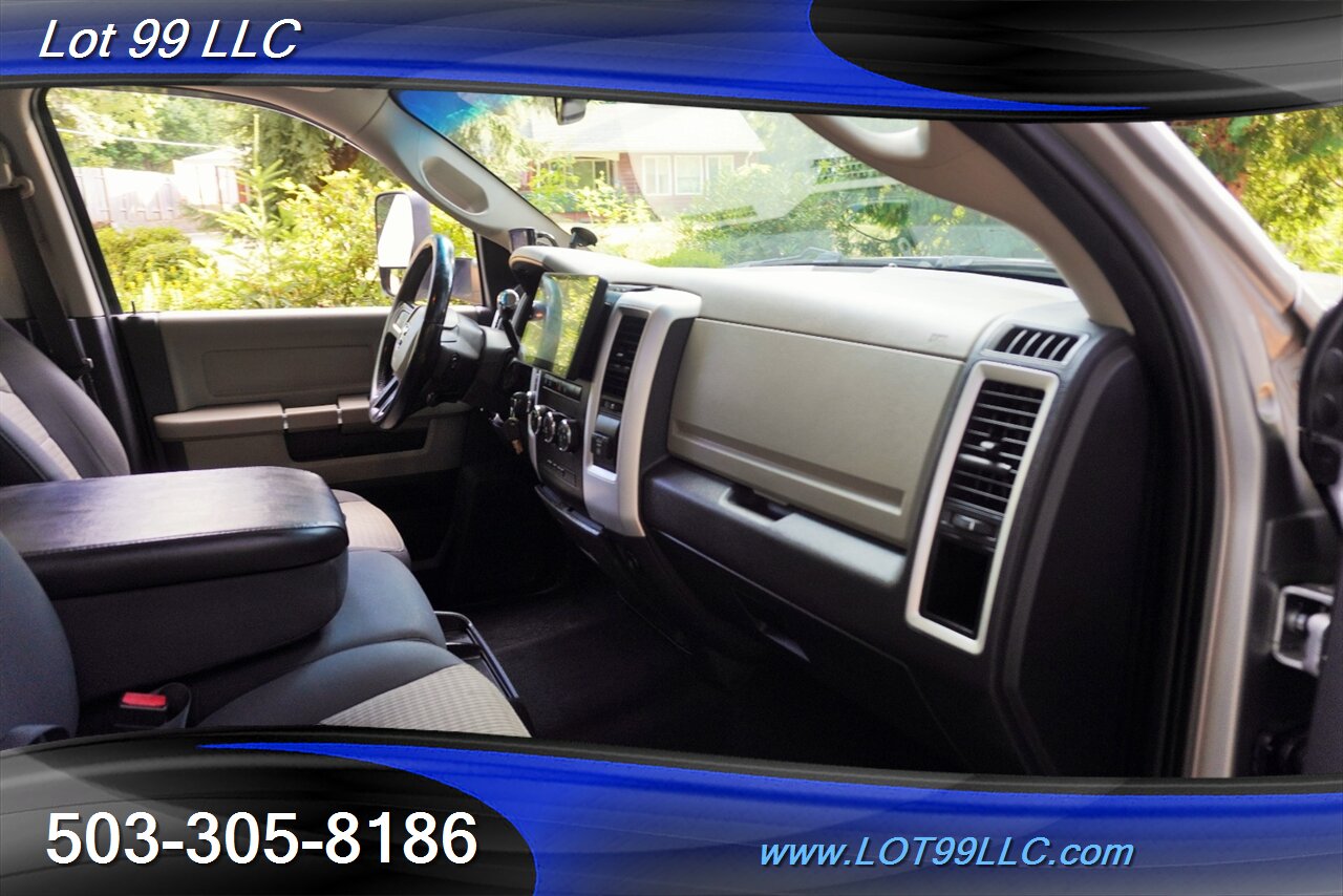 2011 RAM 3500 SLT 4X4 MEGA CAB 6.7L Cummins Diesel Short Bed  LIFTED Black 20 Wheels BRAND NEW TIRES Exhaust - Photo 17 - Milwaukie, OR 97267