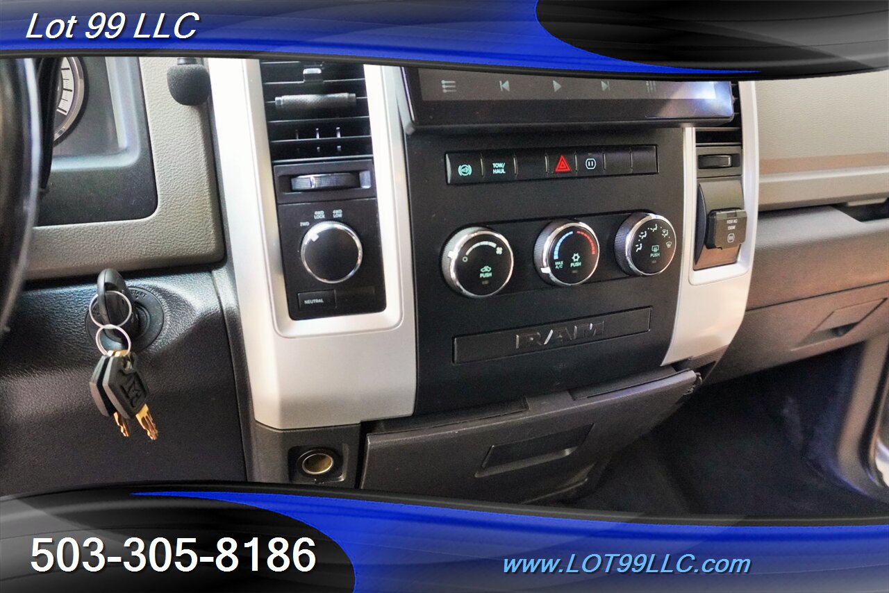 2011 RAM 3500 SLT 4X4 MEGA CAB 6.7L Cummins Diesel Short Bed  LIFTED Black 20 Wheels BRAND NEW TIRES Exhaust - Photo 25 - Milwaukie, OR 97267