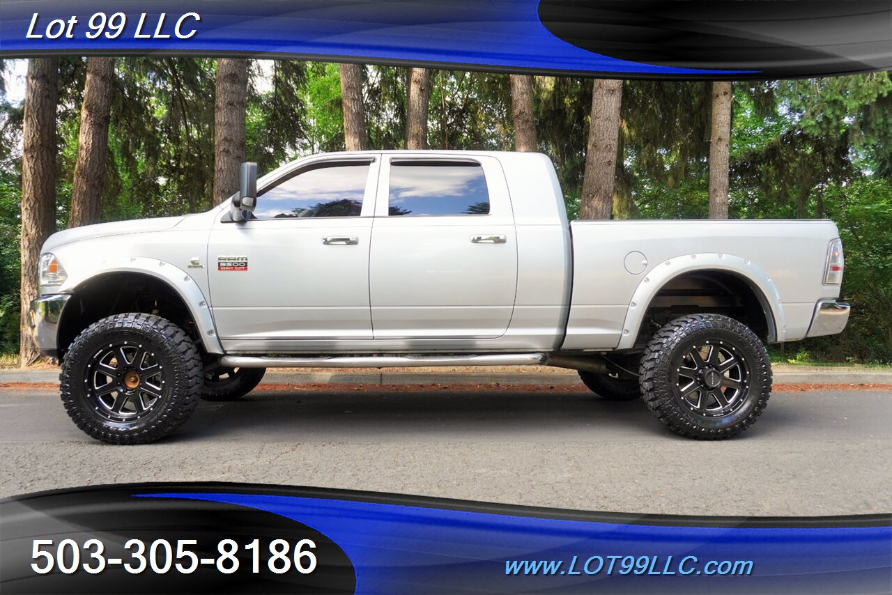 2011 RAM 3500 SLT 4X4 MEGA CAB 6.7L Cummins Diesel Short Bed  LIFTED Black 20 Wheels BRAND NEW TIRES Exhaust - Photo 1 - Milwaukie, OR 97267