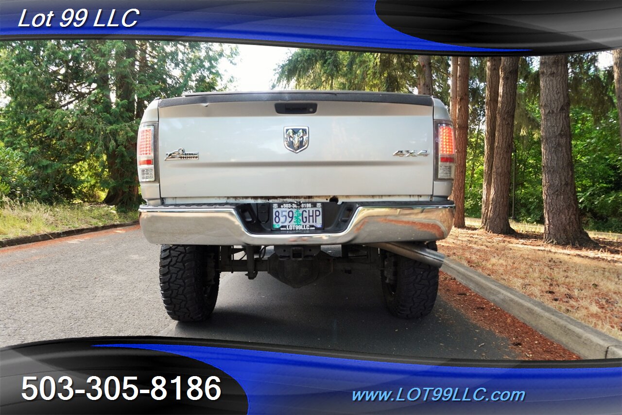 2011 RAM 3500 SLT 4X4 MEGA CAB 6.7L Cummins Diesel Short Bed  LIFTED Black 20 Wheels BRAND NEW TIRES Exhaust - Photo 10 - Milwaukie, OR 97267