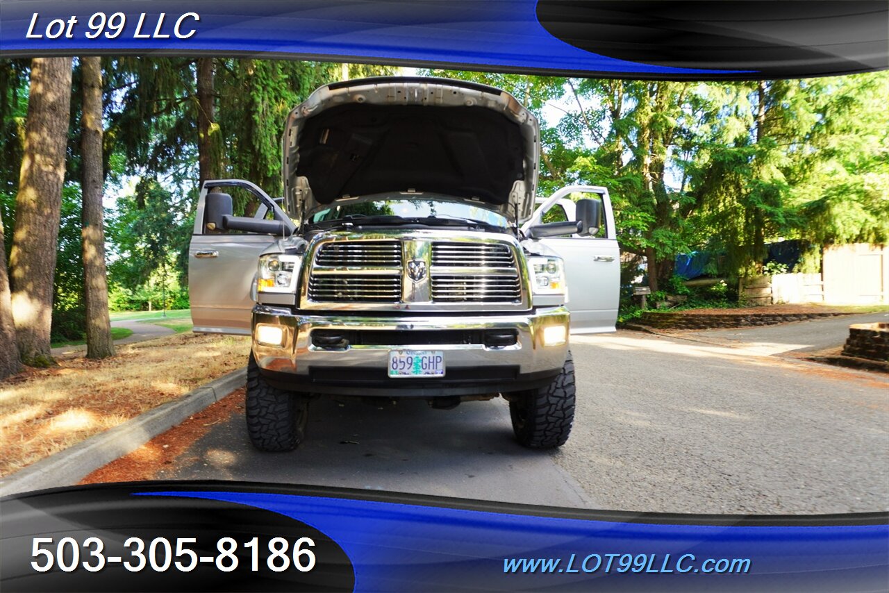 2011 RAM 3500 SLT 4X4 MEGA CAB 6.7L Cummins Diesel Short Bed  LIFTED Black 20 Wheels BRAND NEW TIRES Exhaust - Photo 32 - Milwaukie, OR 97267