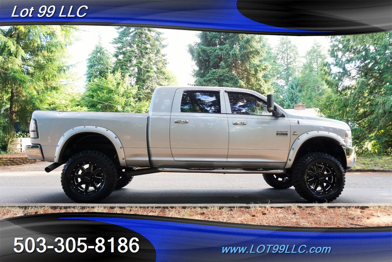 2011 RAM 3500 SLT 4X4 MEGA CAB 6.7L Cummins Diesel Short Bed  LIFTED Black 20 Wheels BRAND NEW TIRES Exhaust - Photo 8 - Milwaukie, OR 97267