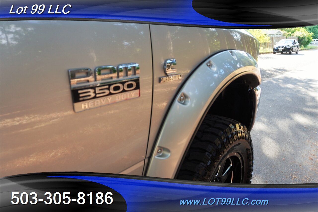 2011 RAM 3500 SLT 4X4 MEGA CAB 6.7L Cummins Diesel Short Bed  LIFTED Black 20 Wheels BRAND NEW TIRES Exhaust - Photo 39 - Milwaukie, OR 97267