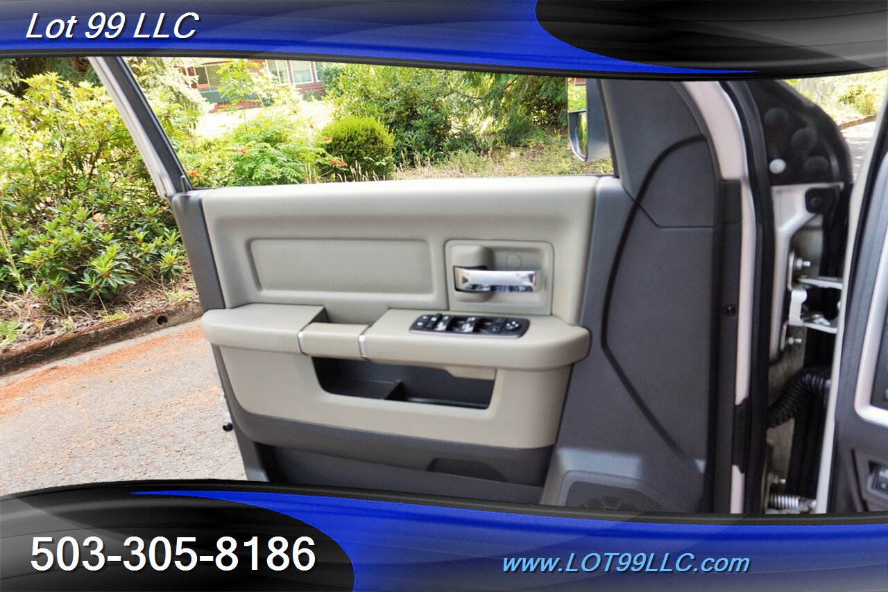 2011 RAM 3500 SLT 4X4 MEGA CAB 6.7L Cummins Diesel Short Bed  LIFTED Black 20 Wheels BRAND NEW TIRES Exhaust - Photo 29 - Milwaukie, OR 97267