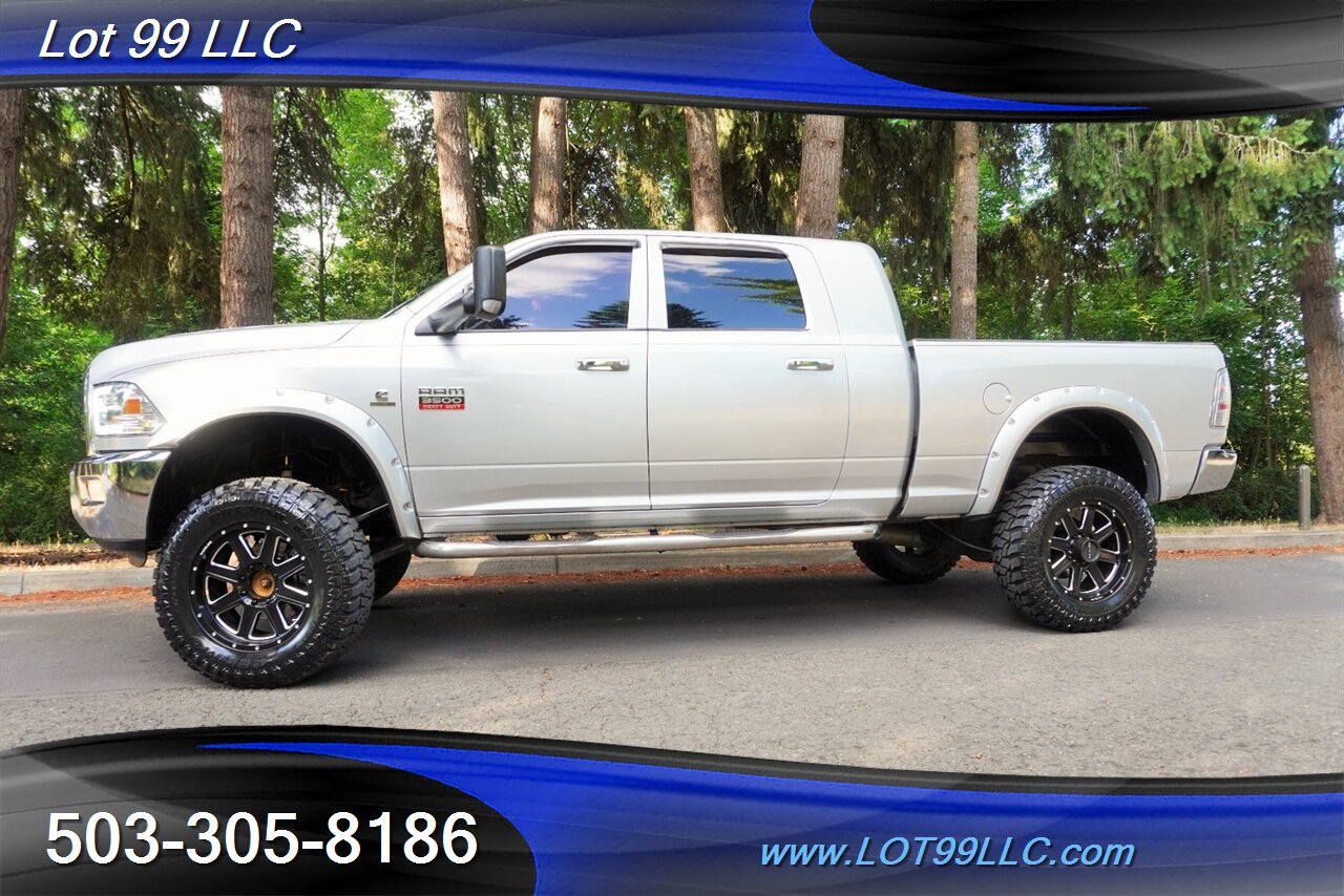 2011 RAM 3500 SLT 4X4 MEGA CAB 6.7L Cummins Diesel Short Bed  LIFTED Black 20 Wheels BRAND NEW TIRES Exhaust - Photo 5 - Milwaukie, OR 97267