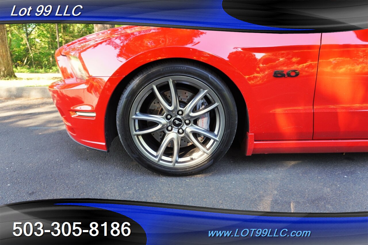 2013 Ford Mustang GT Coupe Only 92K V8 5.0L 6 Speed Manual  Black RECARO Leather Seats Premium Wheels Exhaust Newer Tires - Photo 3 - Milwaukie, OR 97267