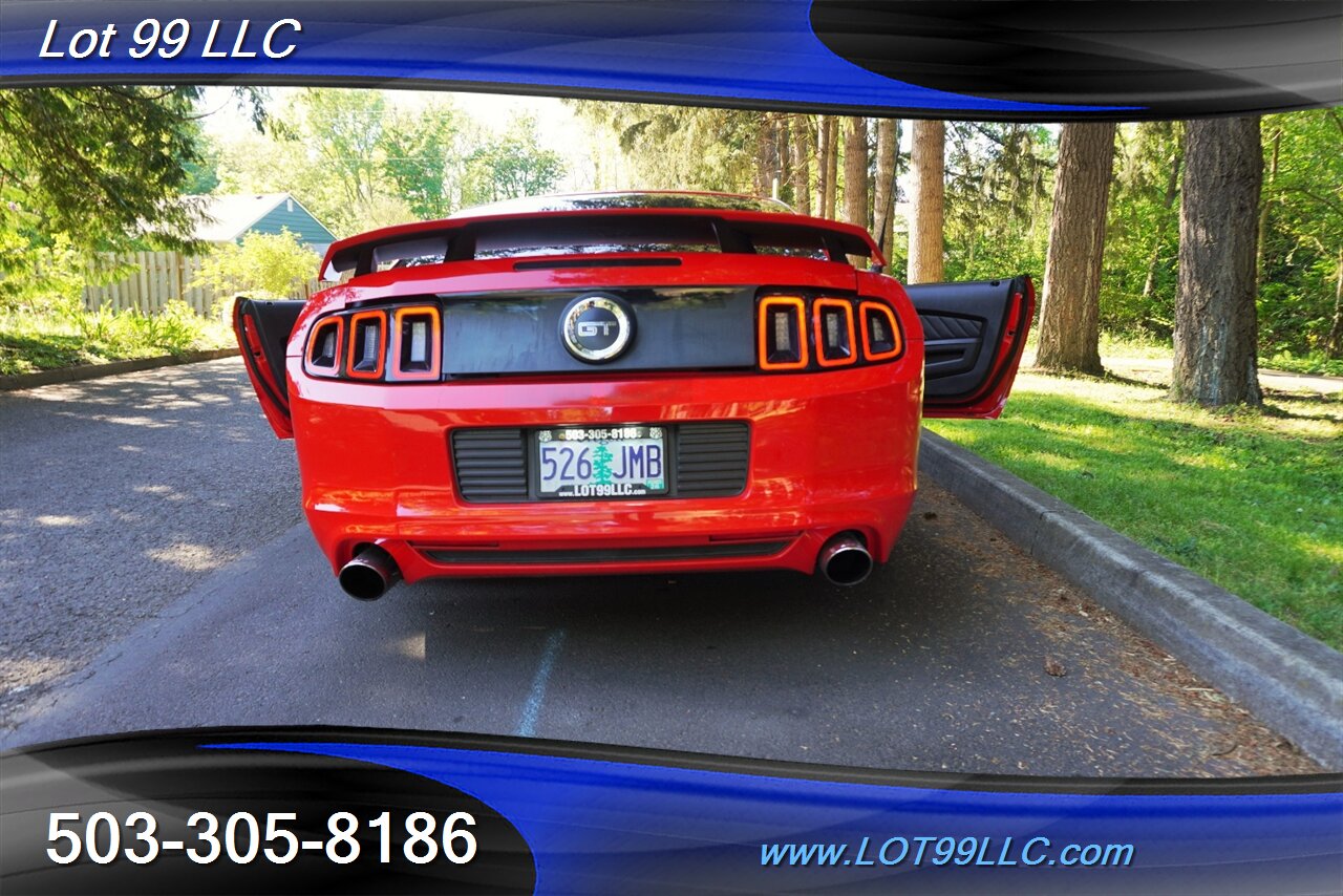 2013 Ford Mustang GT Coupe Only 92K V8 5.0L 6 Speed Manual  Black RECARO Leather Seats Premium Wheels Exhaust Newer Tires - Photo 28 - Milwaukie, OR 97267