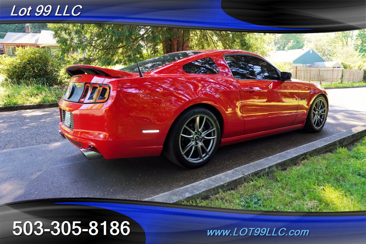 2013 Ford Mustang GT Coupe Only 92K V8 5.0L 6 Speed Manual  Black RECARO Leather Seats Premium Wheels Exhaust Newer Tires - Photo 9 - Milwaukie, OR 97267