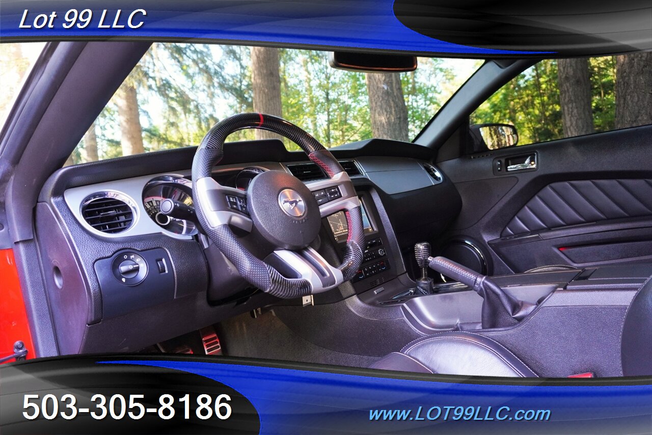 2013 Ford Mustang GT Coupe Only 92K V8 5.0L 6 Speed Manual  Black RECARO Leather Seats Premium Wheels Exhaust Newer Tires - Photo 12 - Milwaukie, OR 97267