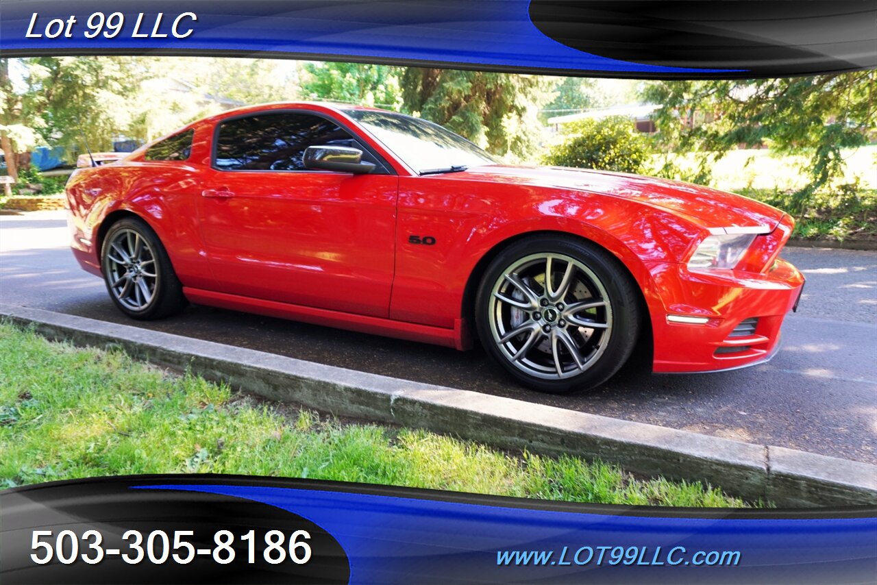 2013 Ford Mustang GT Coupe Only 92K V8 5.0L 6 Speed Manual  Black RECARO Leather Seats Premium Wheels Exhaust Newer Tires - Photo 7 - Milwaukie, OR 97267