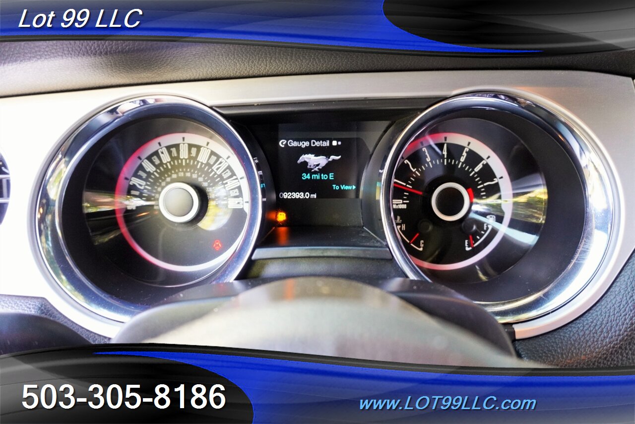 2013 Ford Mustang GT Coupe Only 92K V8 5.0L 6 Speed Manual  Black RECARO Leather Seats Premium Wheels Exhaust Newer Tires - Photo 20 - Milwaukie, OR 97267