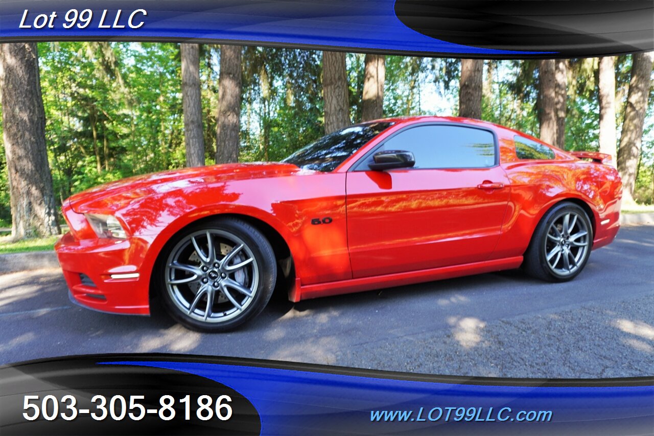 2013 Ford Mustang GT Coupe Only 92K V8 5.0L 6 Speed Manual  Black RECARO Leather Seats Premium Wheels Exhaust Newer Tires - Photo 5 - Milwaukie, OR 97267
