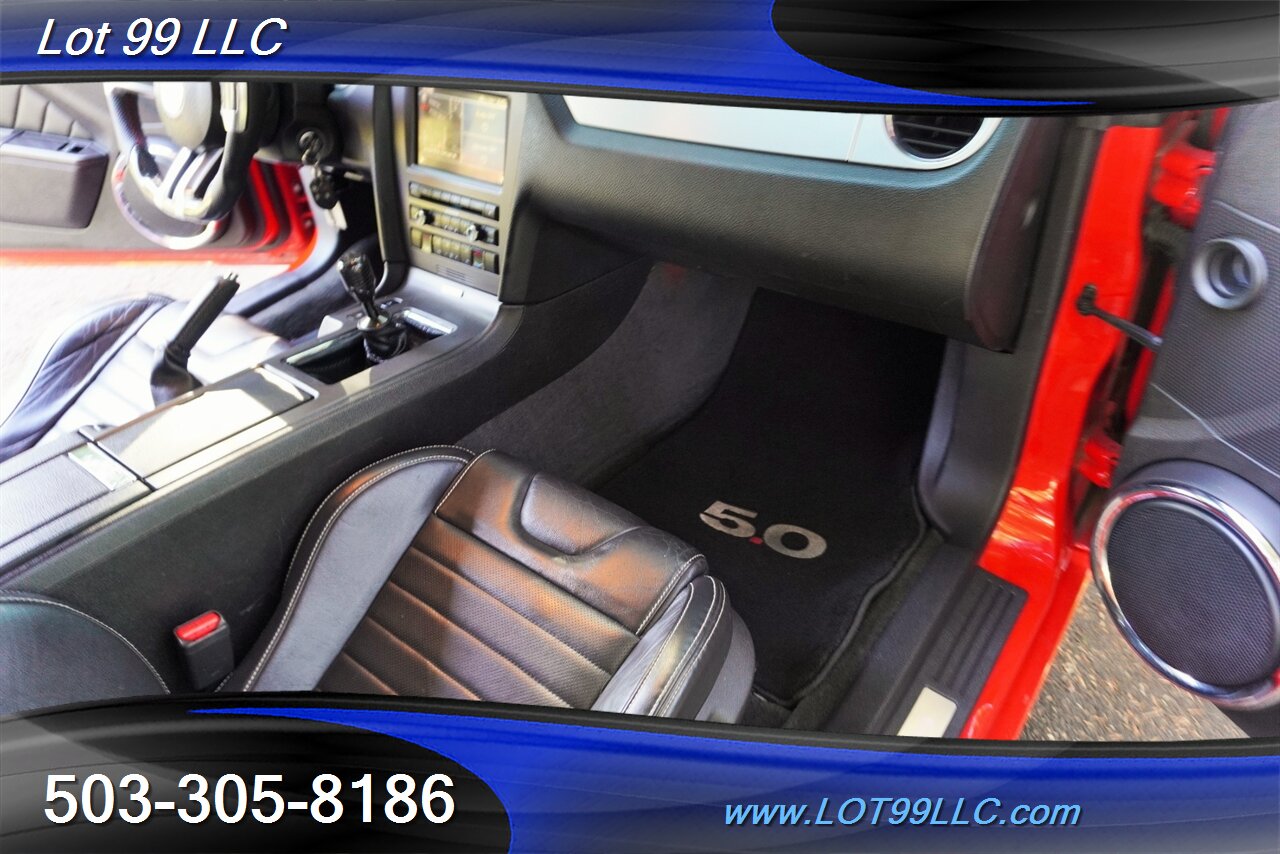 2013 Ford Mustang GT Coupe Only 92K V8 5.0L 6 Speed Manual  Black RECARO Leather Seats Premium Wheels Exhaust Newer Tires - Photo 30 - Milwaukie, OR 97267