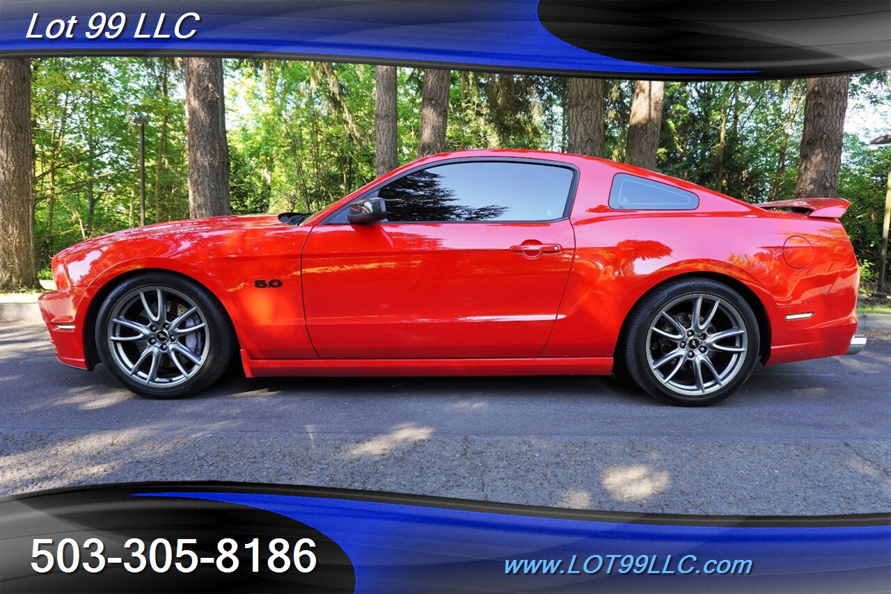 2013 Ford Mustang GT Coupe Only 92K V8 5.0L 6 Speed Manual  Black RECARO Leather Seats Premium Wheels Exhaust Newer Tires - Photo 1 - Milwaukie, OR 97267