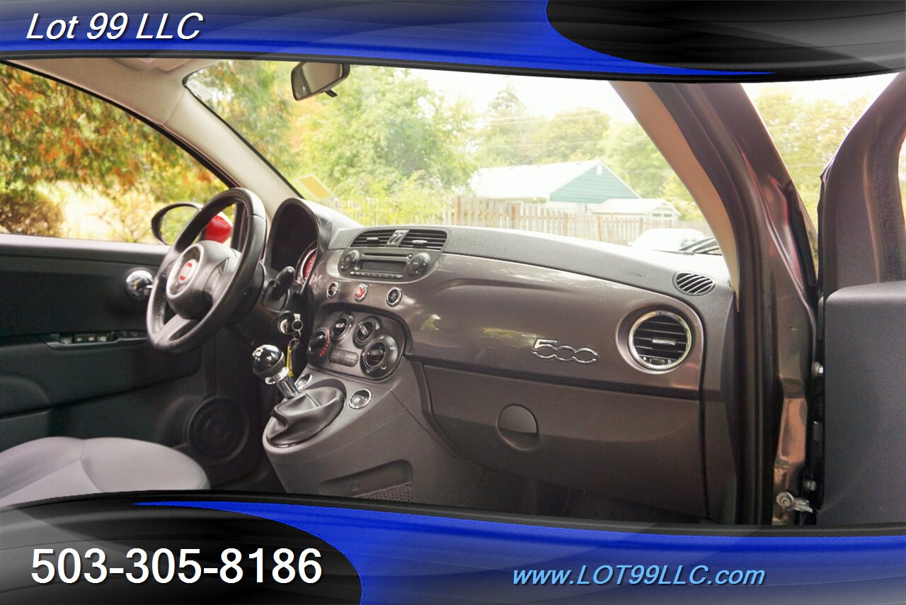 2015 FIAT 500 Pop Hatchback Only 40K 1.4L 5 Speed Manual 2OWNERS - Photo 15 - Milwaukie, OR 97267