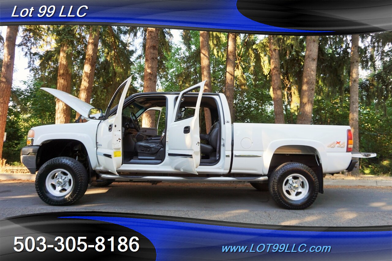 2002 GMC Sierra 2500 SLT 4dr Crew Cab 4x4 6.6L Duramax LIFTED - Photo 28 - Milwaukie, OR 97267