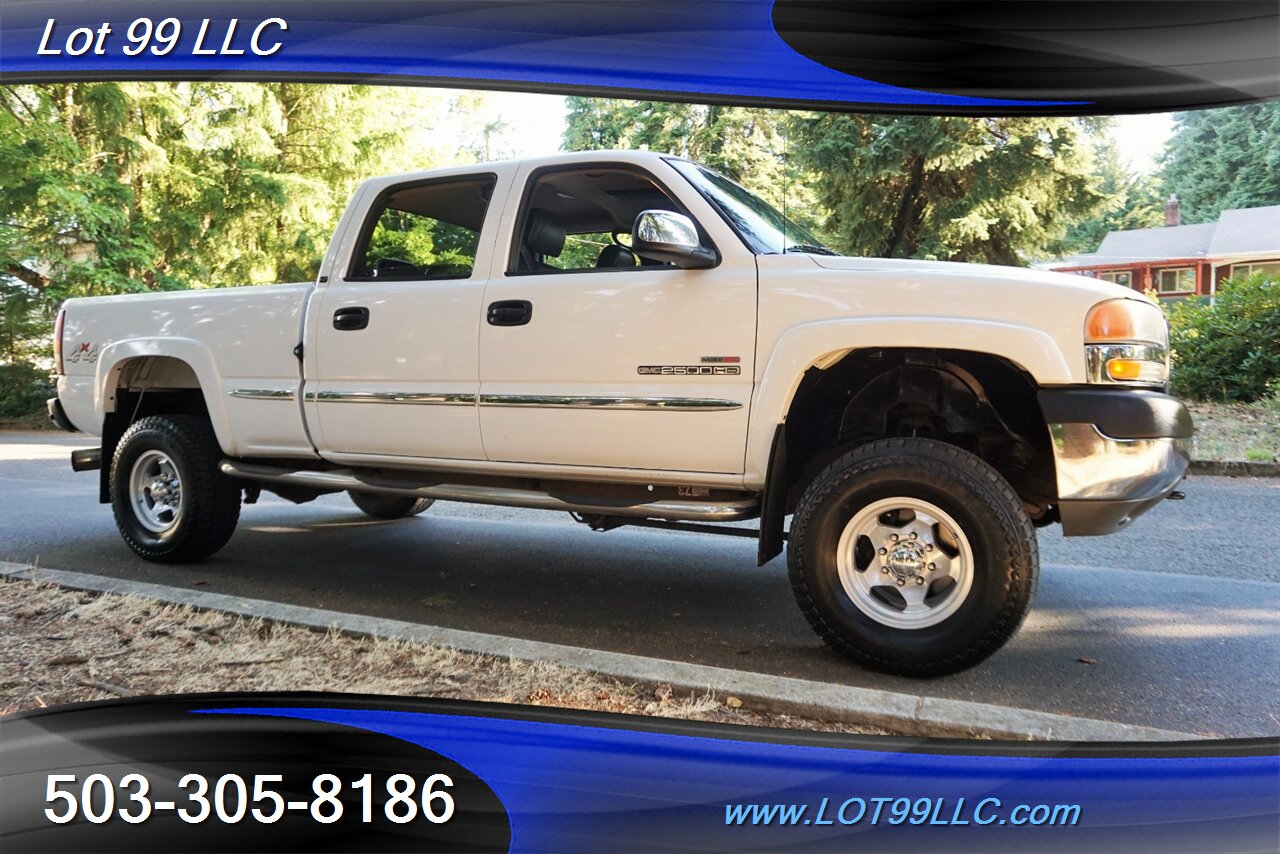 2002 GMC Sierra 2500 SLT 4dr Crew Cab 4x4 6.6L Duramax LIFTED - Photo 7 - Milwaukie, OR 97267