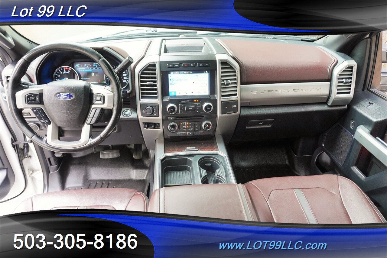 2017 Ford F-350 Platinum 4X4 Power Stroke Diesel Heated AC Leather  Seats Pano Roof LIFTED 20 Fuel Wheels Like NEW 37X12.5 20 TIRES - Photo 2 - Milwaukie, OR 97267