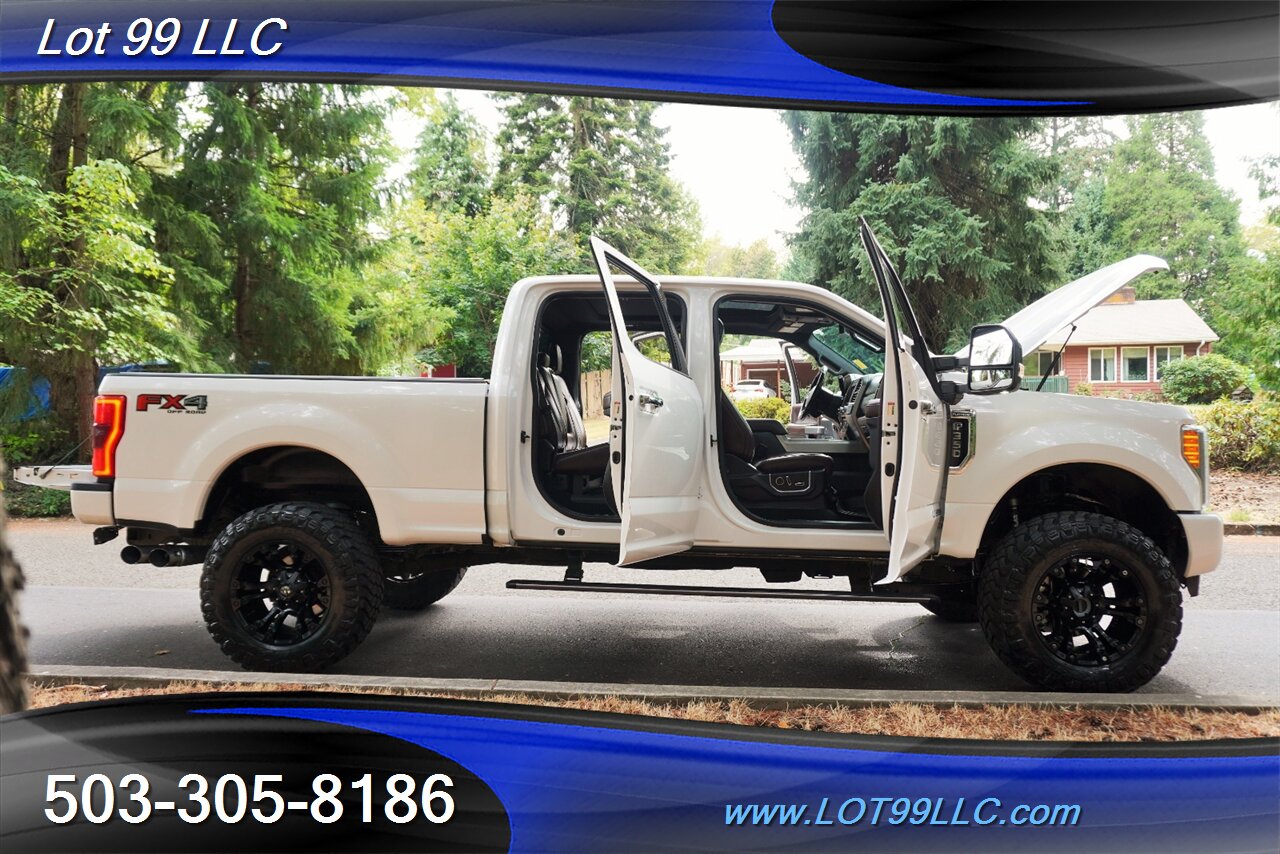2017 Ford F-350 Platinum 4X4 Power Stroke Diesel Heated AC Leather  Seats Pano Roof LIFTED 20 Fuel Wheels Like NEW 37X12.5 20 TIRES - Photo 32 - Milwaukie, OR 97267