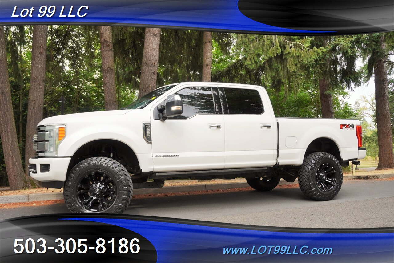 2017 Ford F-350 Platinum 4X4 Power Stroke Diesel Heated AC Leather  Seats Pano Roof LIFTED 20 Fuel Wheels Like NEW 37X12.5 20 TIRES - Photo 5 - Milwaukie, OR 97267