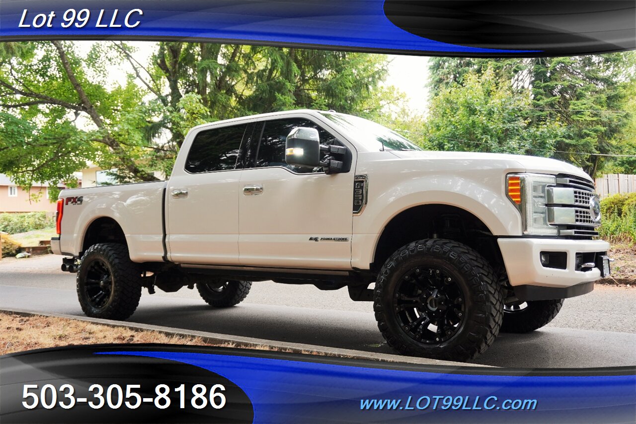 2017 Ford F-350 Platinum 4X4 Power Stroke Diesel Heated AC Leather  Seats Pano Roof LIFTED 20 Fuel Wheels Like NEW 37X12.5 20 TIRES - Photo 7 - Milwaukie, OR 97267