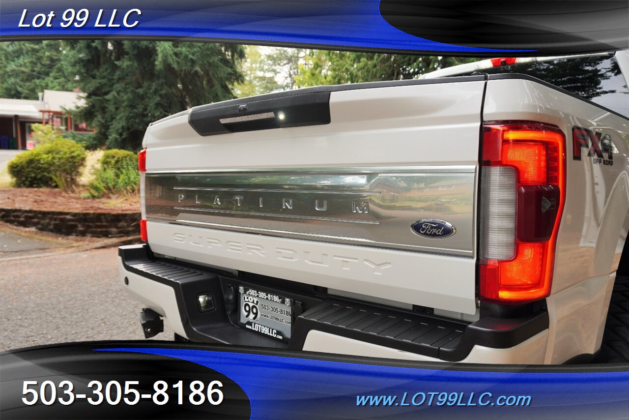 2017 Ford F-350 Platinum 4X4 Power Stroke Diesel Heated AC Leather  Seats Pano Roof LIFTED 20 Fuel Wheels Like NEW 37X12.5 20 TIRES - Photo 33 - Milwaukie, OR 97267