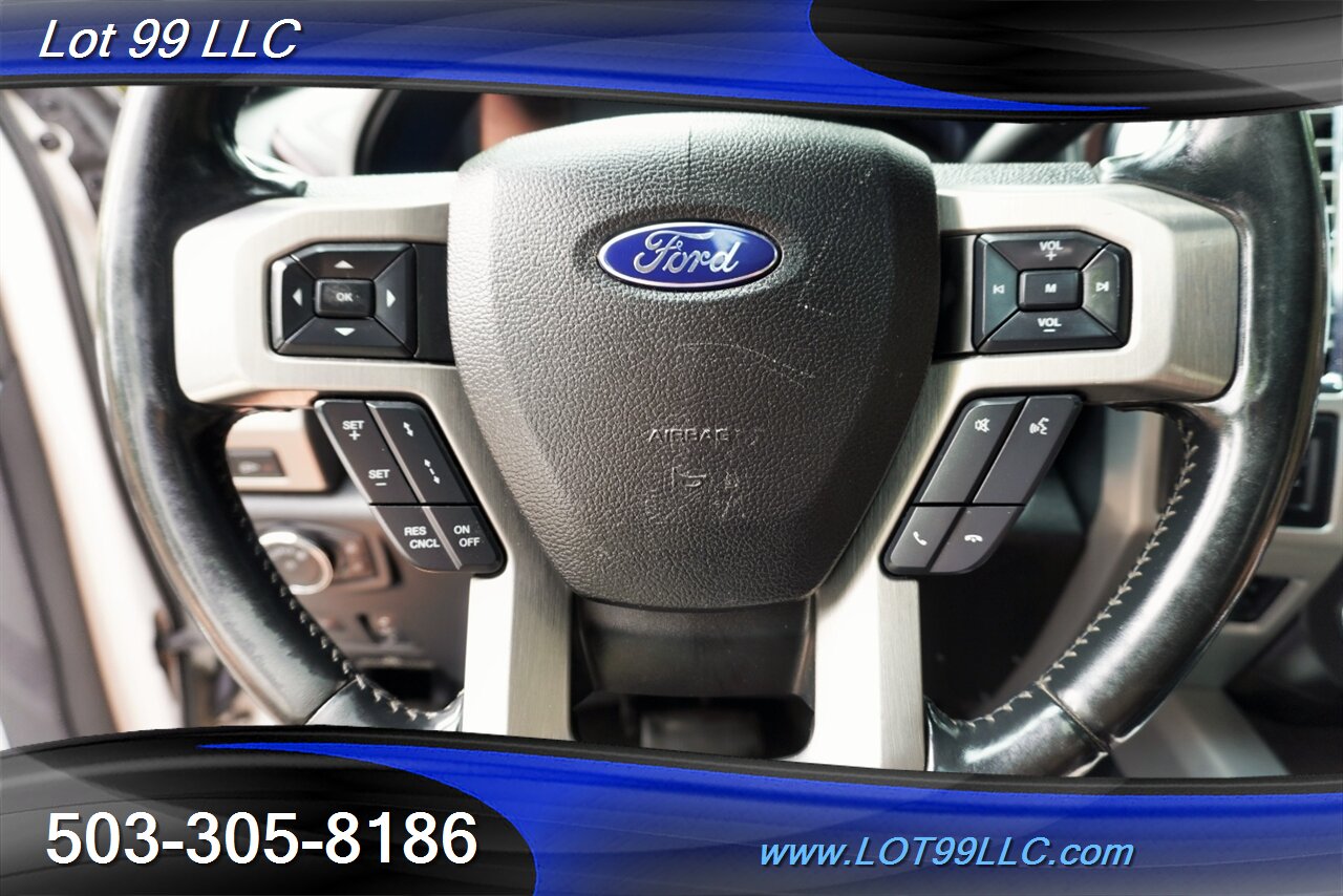 2017 Ford F-350 Platinum 4X4 Power Stroke Diesel Heated AC Leather  Seats Pano Roof LIFTED 20 Fuel Wheels Like NEW 37X12.5 20 TIRES - Photo 24 - Milwaukie, OR 97267