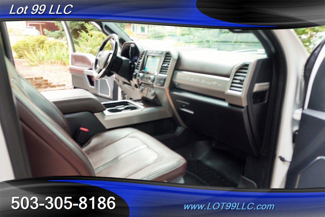 2017 Ford F-350 Platinum 4X4 Power Stroke Diesel Heated AC Leather  Seats Pano Roof LIFTED 20 Fuel Wheels Like NEW 37X12.5 20 TIRES - Photo 16 - Milwaukie, OR 97267