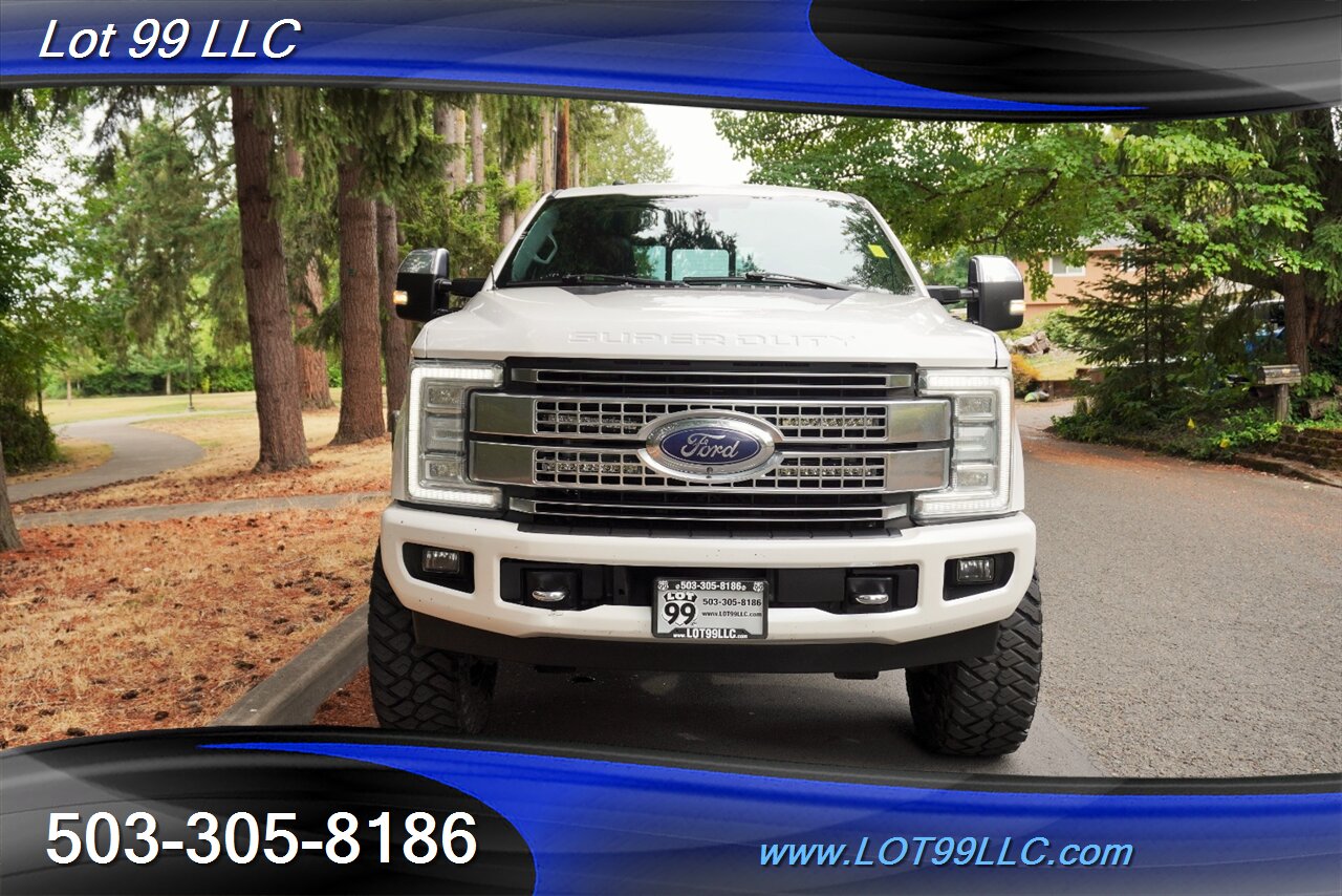 2017 Ford F-350 Platinum 4X4 Power Stroke Diesel Heated AC Leather  Seats Pano Roof LIFTED 20 Fuel Wheels Like NEW 37X12.5 20 TIRES - Photo 6 - Milwaukie, OR 97267