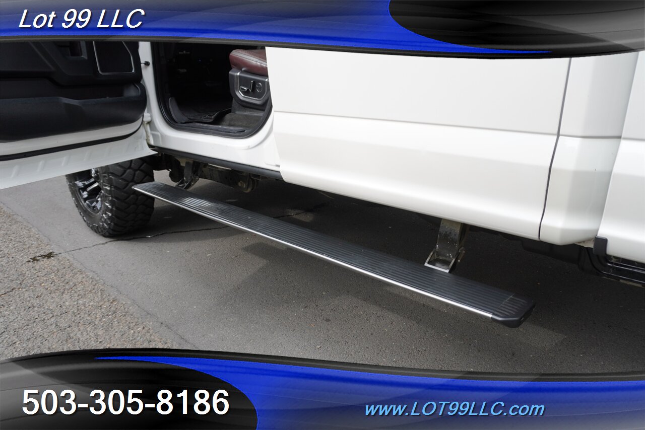 2017 Ford F-350 Platinum 4X4 Power Stroke Diesel Heated AC Leather  Seats Pano Roof LIFTED 20 Fuel Wheels Like NEW 37X12.5 20 TIRES - Photo 38 - Milwaukie, OR 97267