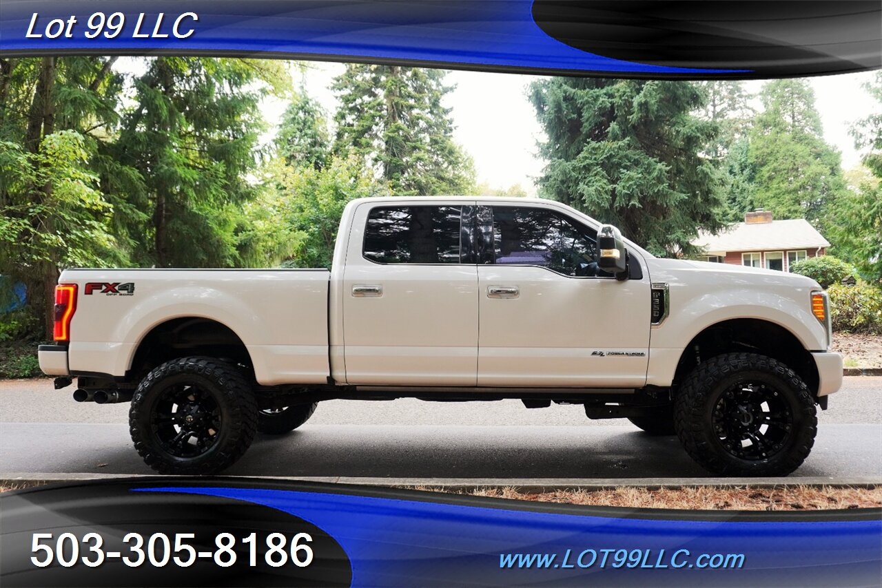 2017 Ford F-350 Platinum 4X4 Power Stroke Diesel Heated AC Leather  Seats Pano Roof LIFTED 20 Fuel Wheels Like NEW 37X12.5 20 TIRES - Photo 8 - Milwaukie, OR 97267