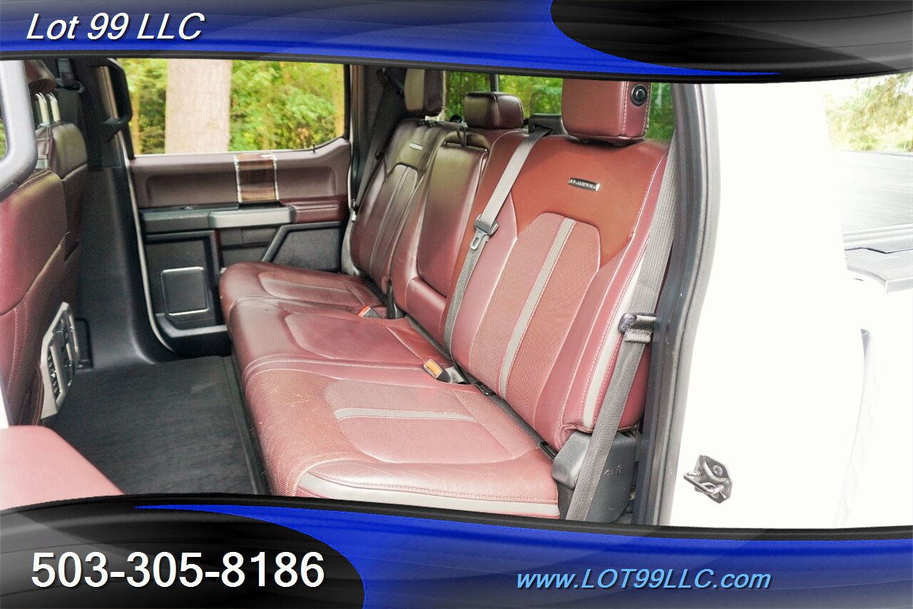 2017 Ford F-350 Platinum 4X4 Power Stroke Diesel Heated AC Leather  Seats Pano Roof LIFTED 20 Fuel Wheels Like NEW 37X12.5 20 TIRES - Photo 13 - Milwaukie, OR 97267