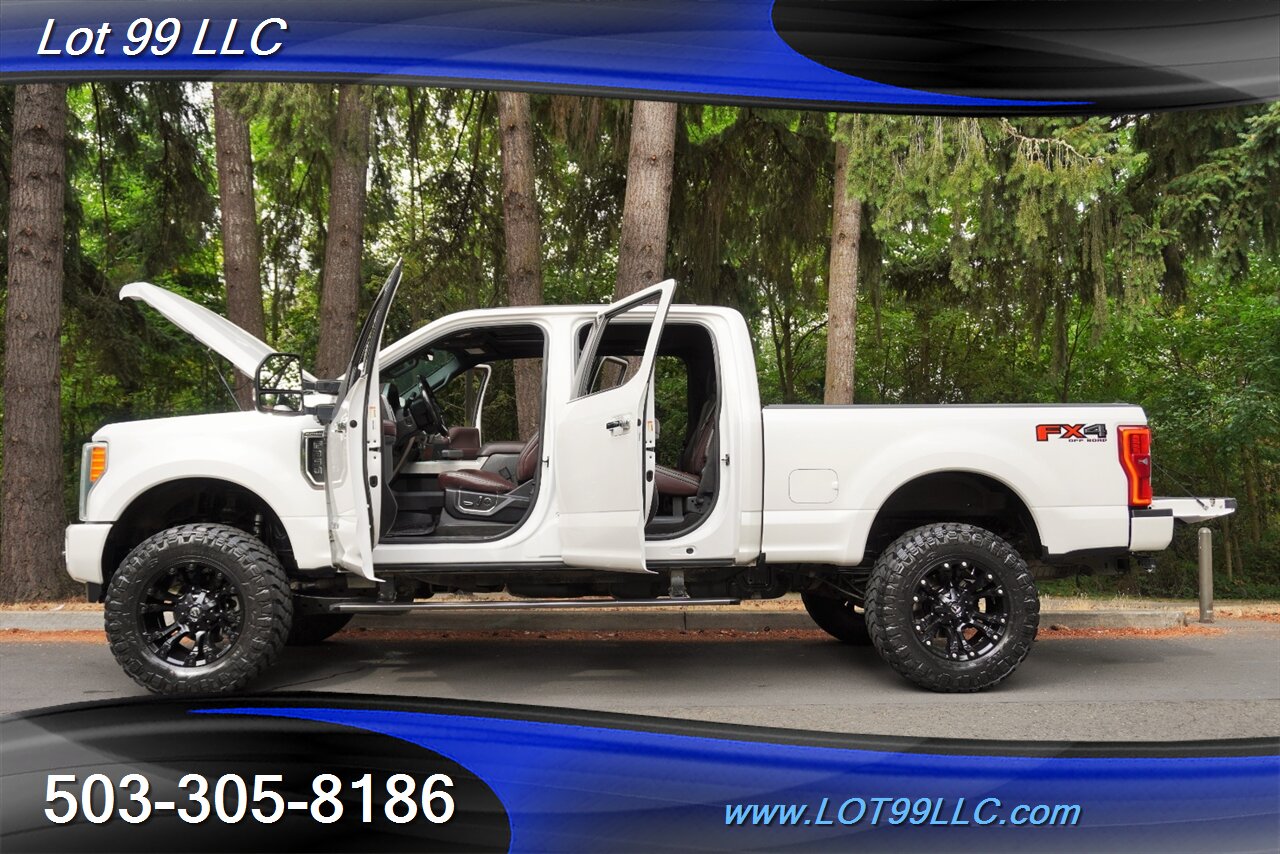 2017 Ford F-350 Platinum 4X4 Power Stroke Diesel Heated AC Leather  Seats Pano Roof LIFTED 20 Fuel Wheels Like NEW 37X12.5 20 TIRES - Photo 30 - Milwaukie, OR 97267