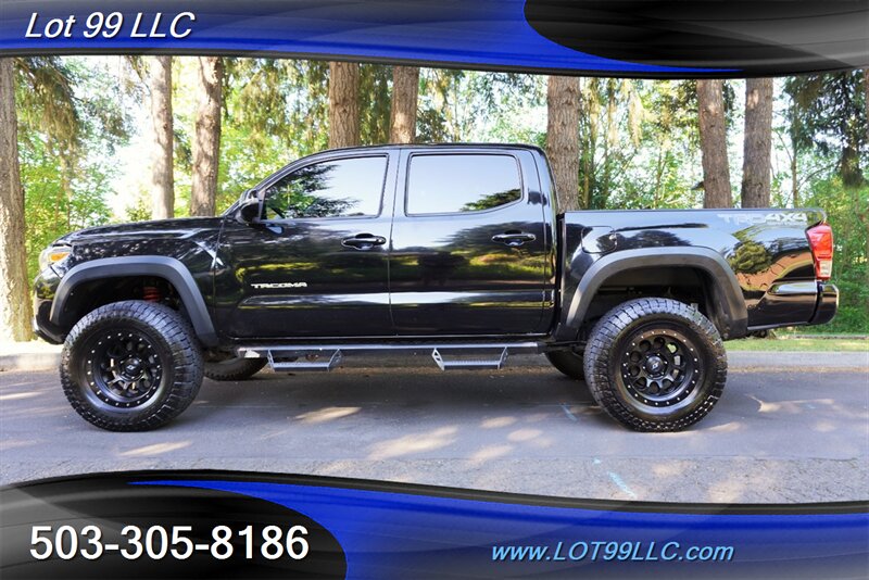2017 Toyota Tacoma TRD Off-Road 4x4 V6 3.5L Auto Heated Seats GPS  Lifted BLACK Wheels Newer Tires 1 OWNER
