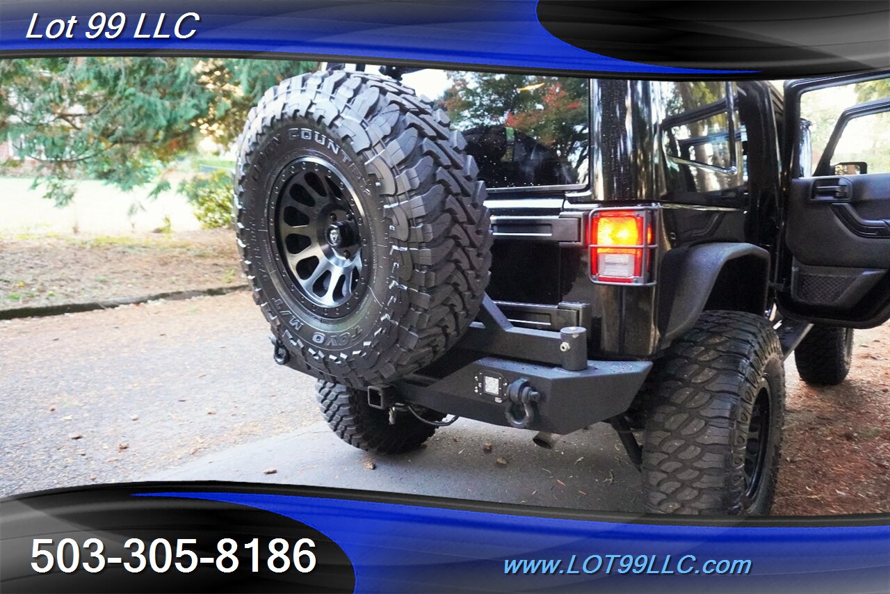 2017 Jeep Wrangler Sahara 4X4 V6 3.6L Auto Heated Leather Seats HARD  TOP Bumper Fuel Wheels NEW 37X12.5 17 OFF ROAD TIRES - Photo 35 - Milwaukie, OR 97267