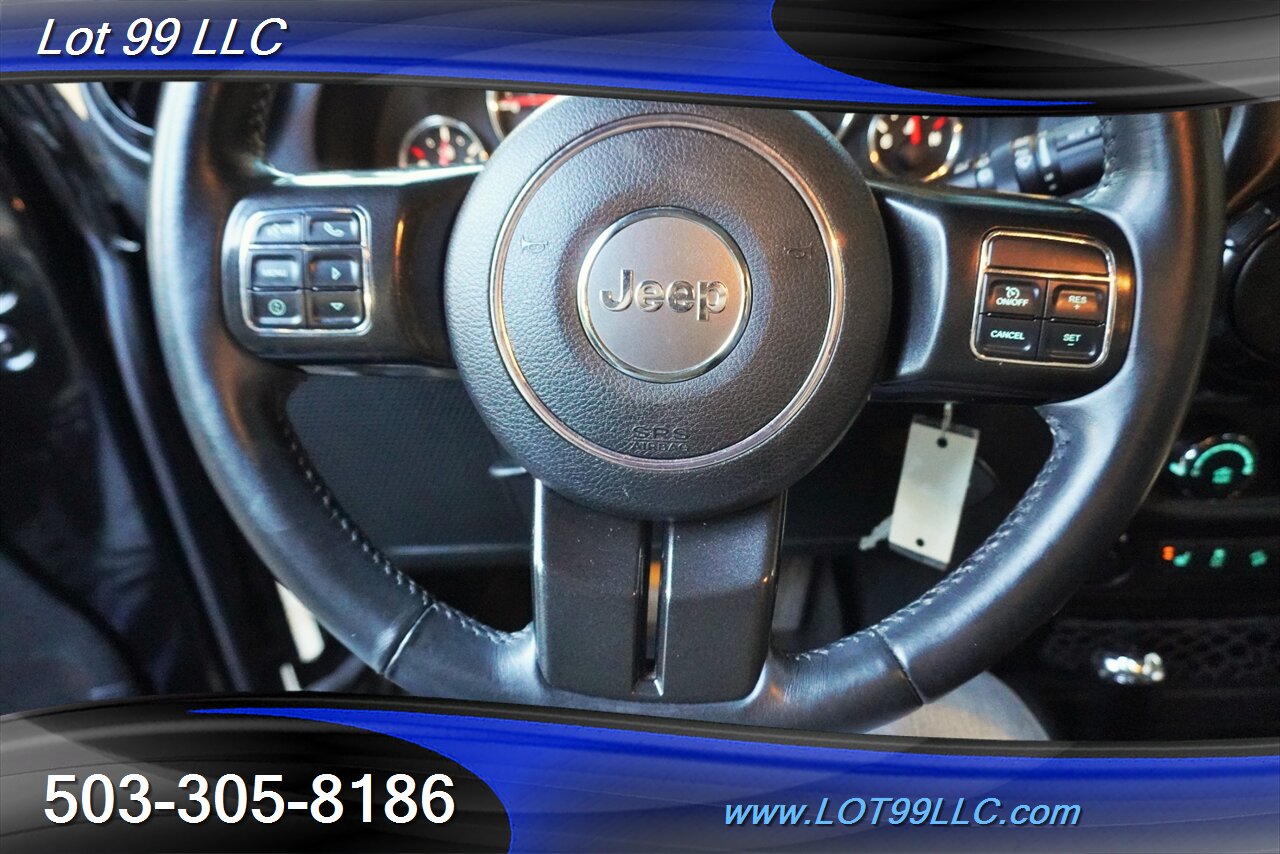 2017 Jeep Wrangler Sahara 4X4 V6 3.6L Auto Heated Leather Seats HARD  TOP Bumper Fuel Wheels NEW 37X12.5 17 OFF ROAD TIRES - Photo 28 - Milwaukie, OR 97267