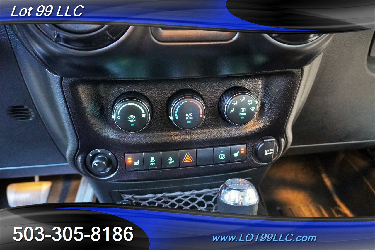 2017 Jeep Wrangler Sahara 4X4 V6 3.6L Auto Heated Leather Seats HARD  TOP Bumper Fuel Wheels NEW 37X12.5 17 OFF ROAD TIRES - Photo 26 - Milwaukie, OR 97267