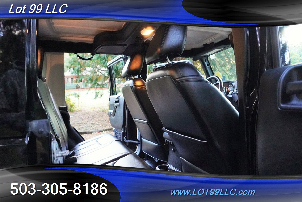 2017 Jeep Wrangler Sahara 4X4 V6 3.6L Auto Heated Leather Seats HARD  TOP Bumper Fuel Wheels NEW 37X12.5 17 OFF ROAD TIRES - Photo 19 - Milwaukie, OR 97267