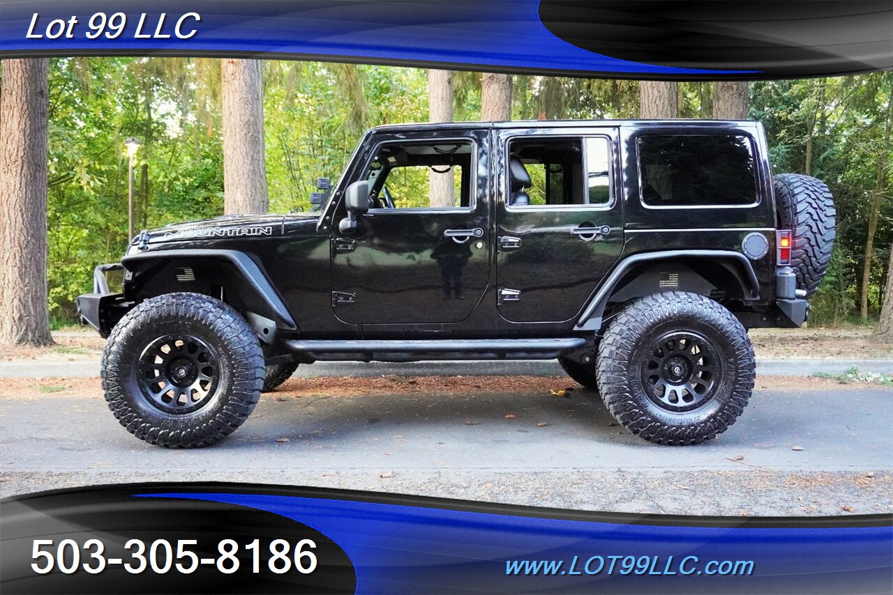 2017 Jeep Wrangler Sahara 4X4 V6 3.6L Auto Heated Leather Seats HARD  TOP Bumper Fuel Wheels NEW 37X12.5 17 OFF ROAD TIRES - Photo 1 - Milwaukie, OR 97267
