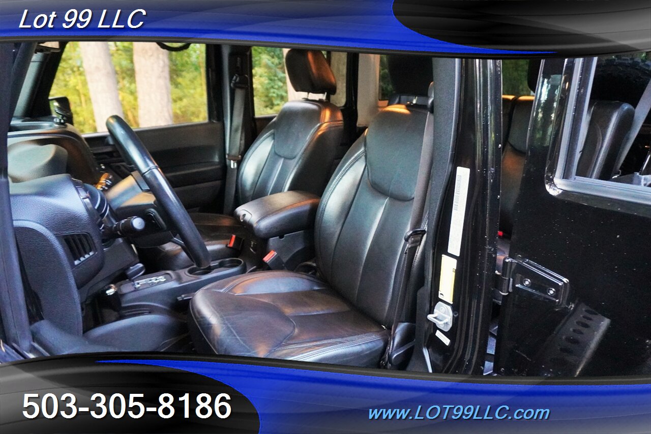 2017 Jeep Wrangler Sahara 4X4 V6 3.6L Auto Heated Leather Seats HARD  TOP Bumper Fuel Wheels NEW 37X12.5 17 OFF ROAD TIRES - Photo 14 - Milwaukie, OR 97267