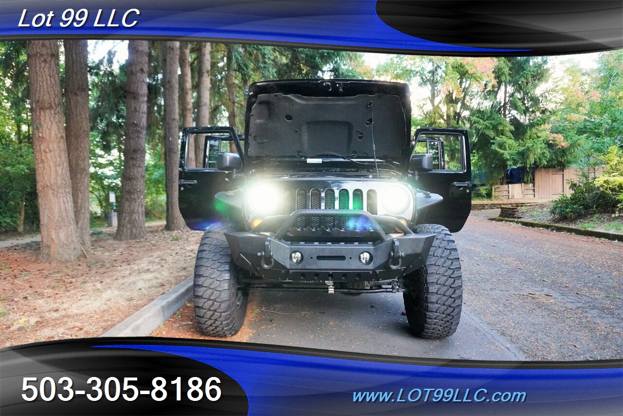 2017 Jeep Wrangler Sahara 4X4 V6 3.6L Auto Heated Leather Seats HARD  TOP Bumper Fuel Wheels NEW 37X12.5 17 OFF ROAD TIRES - Photo 32 - Milwaukie, OR 97267