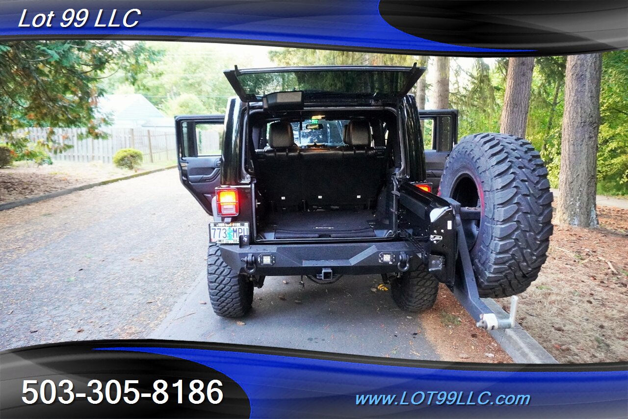 2017 Jeep Wrangler Sahara 4X4 V6 3.6L Auto Heated Leather Seats HARD  TOP Bumper Fuel Wheels NEW 37X12.5 17 OFF ROAD TIRES - Photo 34 - Milwaukie, OR 97267