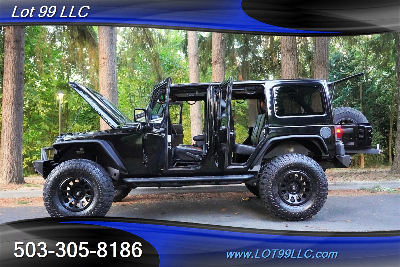 2017 Jeep Wrangler Sahara 4X4 V6 3.6L Auto Heated Leather Seats HARD  TOP Bumper Fuel Wheels NEW 37X12.5 17 OFF ROAD TIRES - Photo 31 - Milwaukie, OR 97267