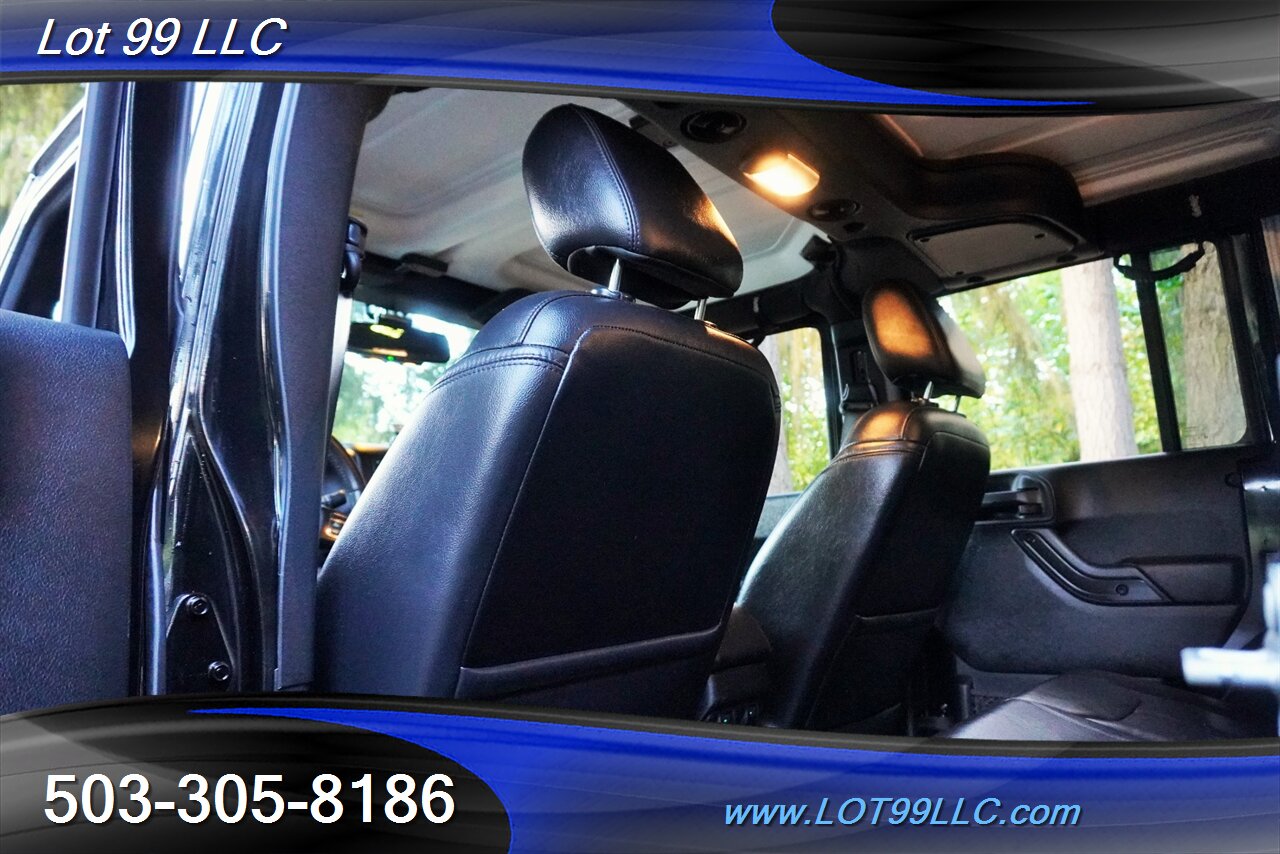 2017 Jeep Wrangler Sahara 4X4 V6 3.6L Auto Heated Leather Seats HARD  TOP Bumper Fuel Wheels NEW 37X12.5 17 OFF ROAD TIRES - Photo 12 - Milwaukie, OR 97267