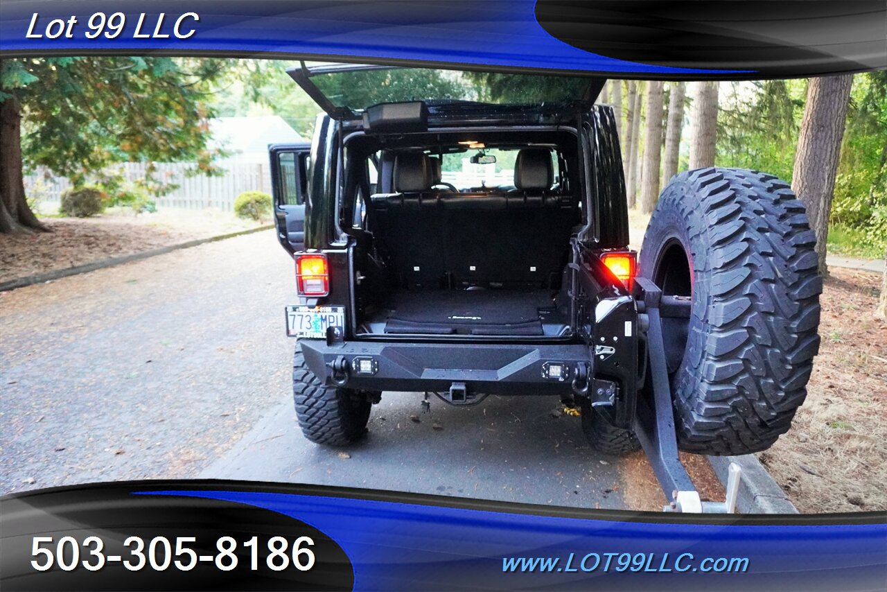2017 Jeep Wrangler Sahara 4X4 V6 3.6L Auto Heated Leather Seats HARD  TOP Bumper Fuel Wheels NEW 37X12.5 17 OFF ROAD TIRES - Photo 18 - Milwaukie, OR 97267
