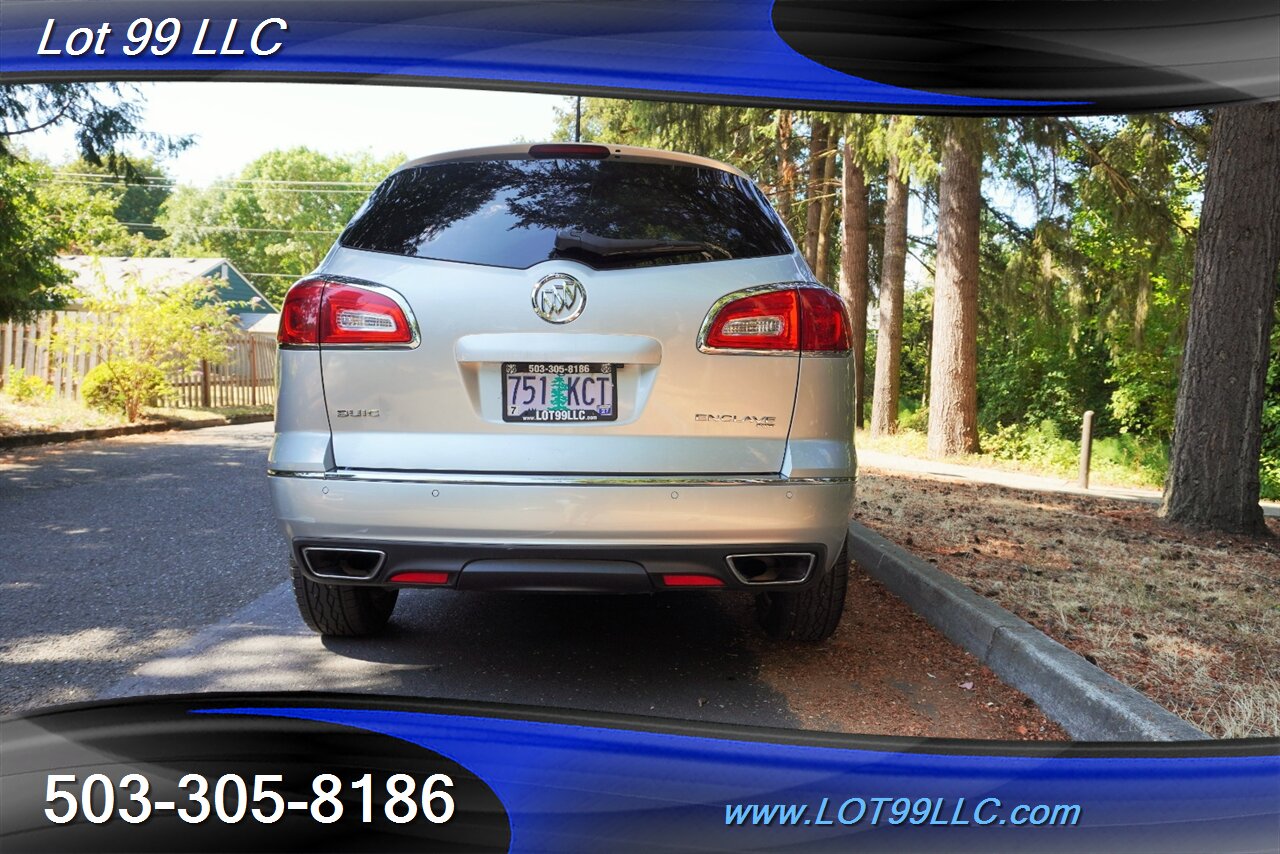 2017 Buick Enclave Premium AWD 118k V6 3.5L Auto GPS HEATED Leather  Seats 3 ROW Chrome Wheels Newer Tires 1 OWNER - Photo 10 - Milwaukie, OR 97267