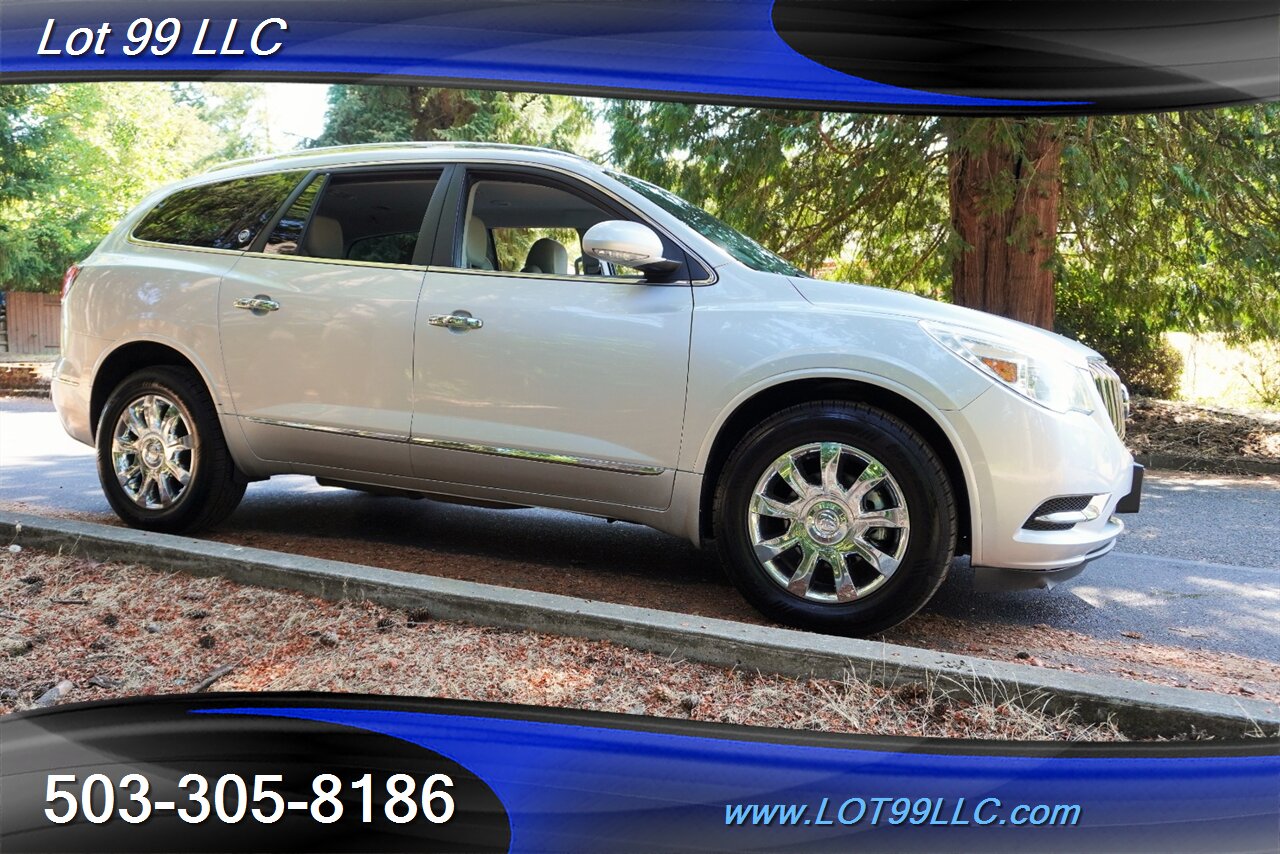2017 Buick Enclave Premium AWD 118k V6 3.5L Auto GPS HEATED Leather  Seats 3 ROW Chrome Wheels Newer Tires 1 OWNER - Photo 7 - Milwaukie, OR 97267