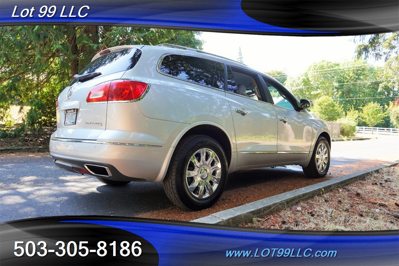 2017 Buick Enclave Premium AWD 118k V6 3.5L Auto GPS HEATED Leather  Seats 3 ROW Chrome Wheels Newer Tires 1 OWNER - Photo 9 - Milwaukie, OR 97267