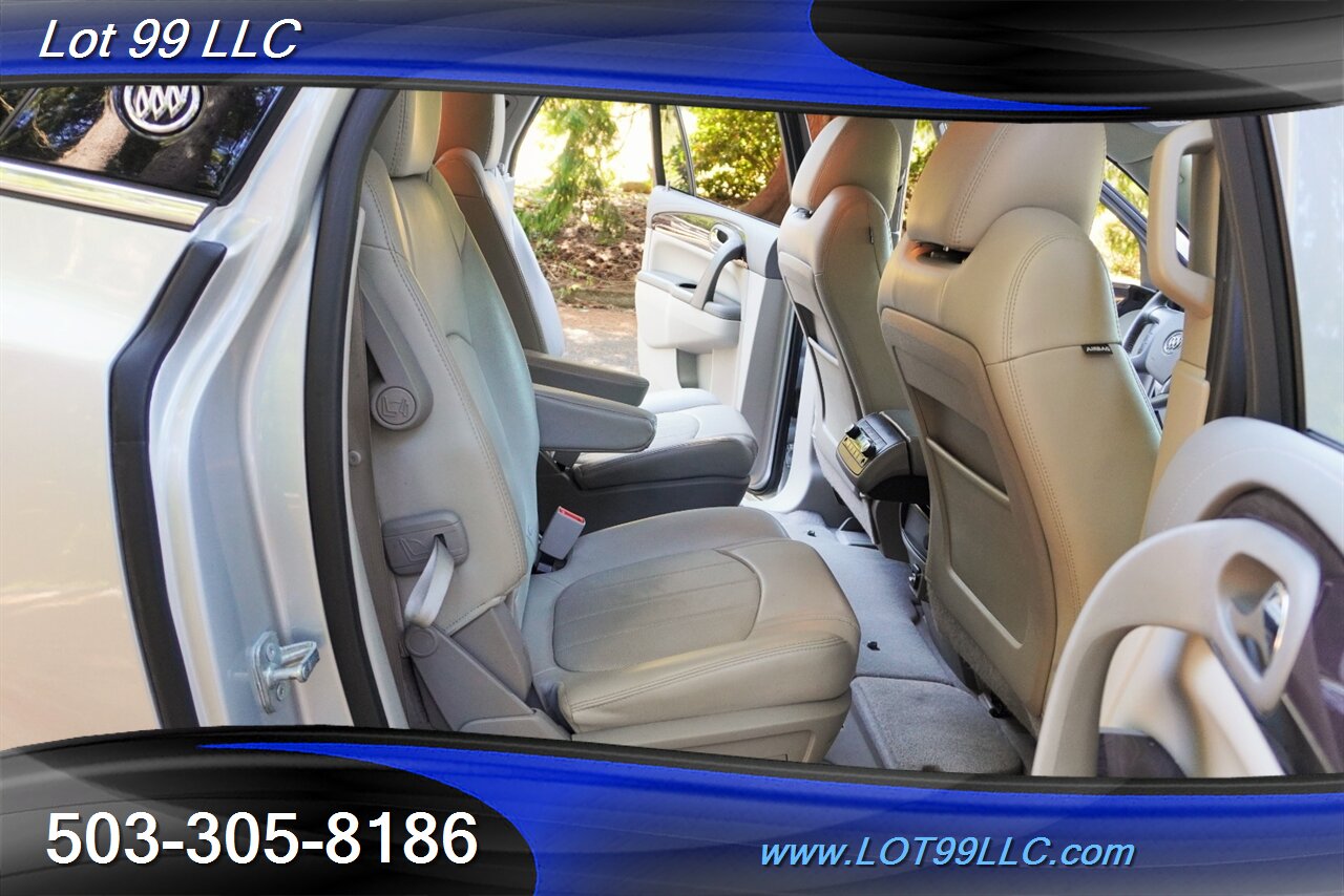 2017 Buick Enclave Premium AWD 118k V6 3.5L Auto GPS HEATED Leather  Seats 3 ROW Chrome Wheels Newer Tires 1 OWNER - Photo 19 - Milwaukie, OR 97267