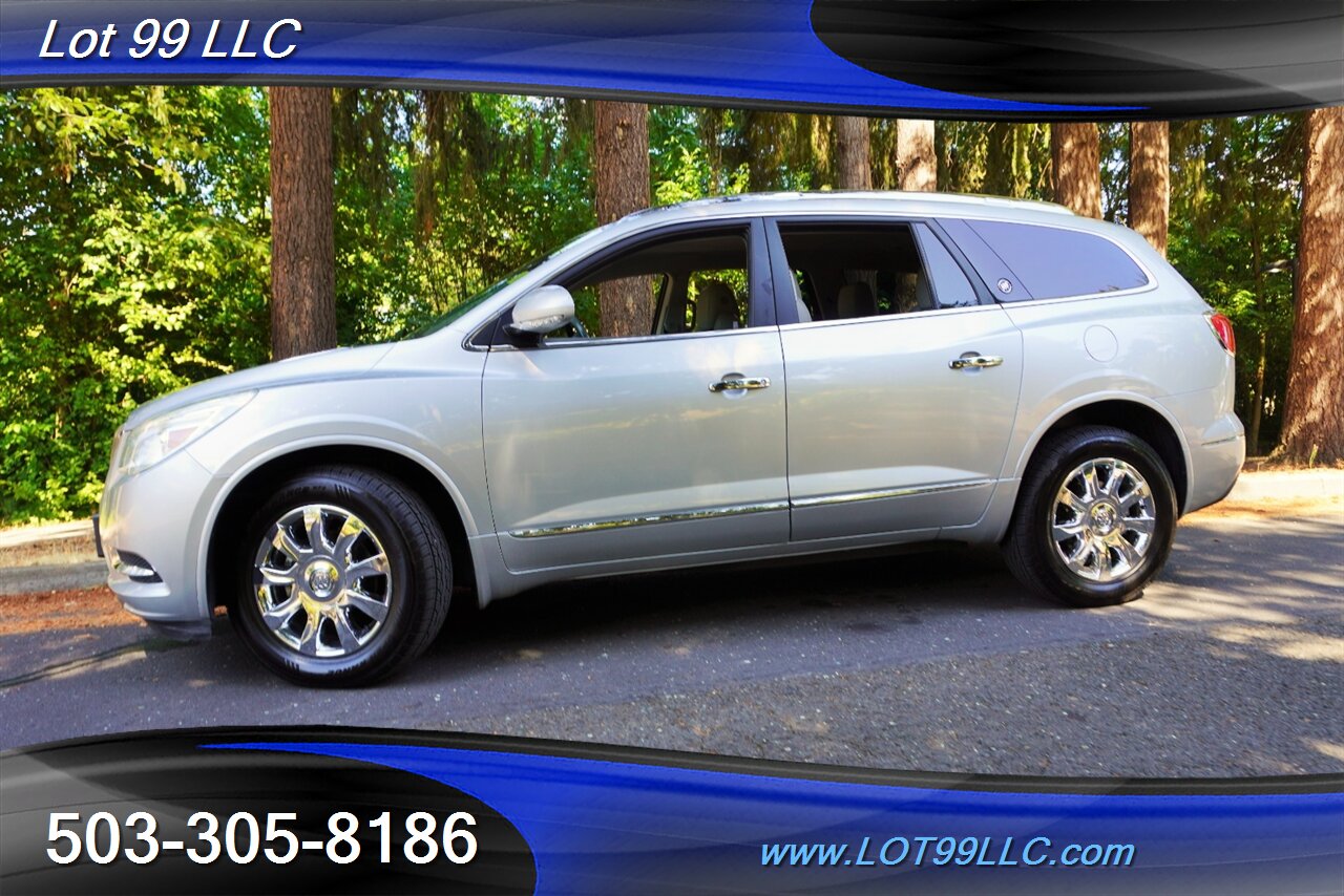2017 Buick Enclave Premium AWD 118k V6 3.5L Auto GPS HEATED Leather  Seats 3 ROW Chrome Wheels Newer Tires 1 OWNER - Photo 5 - Milwaukie, OR 97267